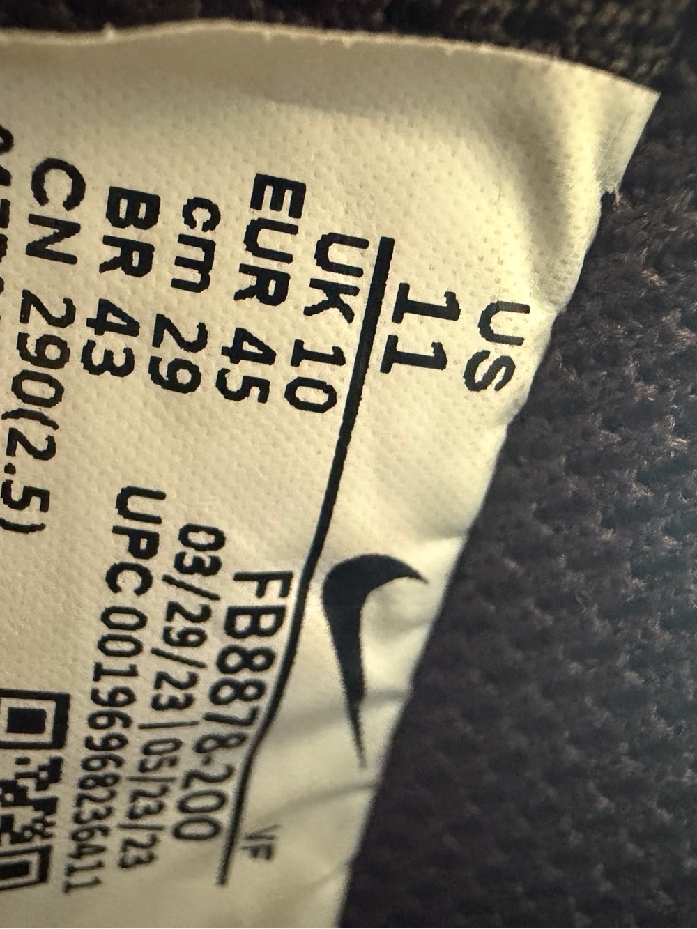 NIKE AIR FORCE 1 07 LV8 EMB HEMP BROWN-COCONUT MILK  Sz 11  [FB8878-200] - Picture 7 of 7